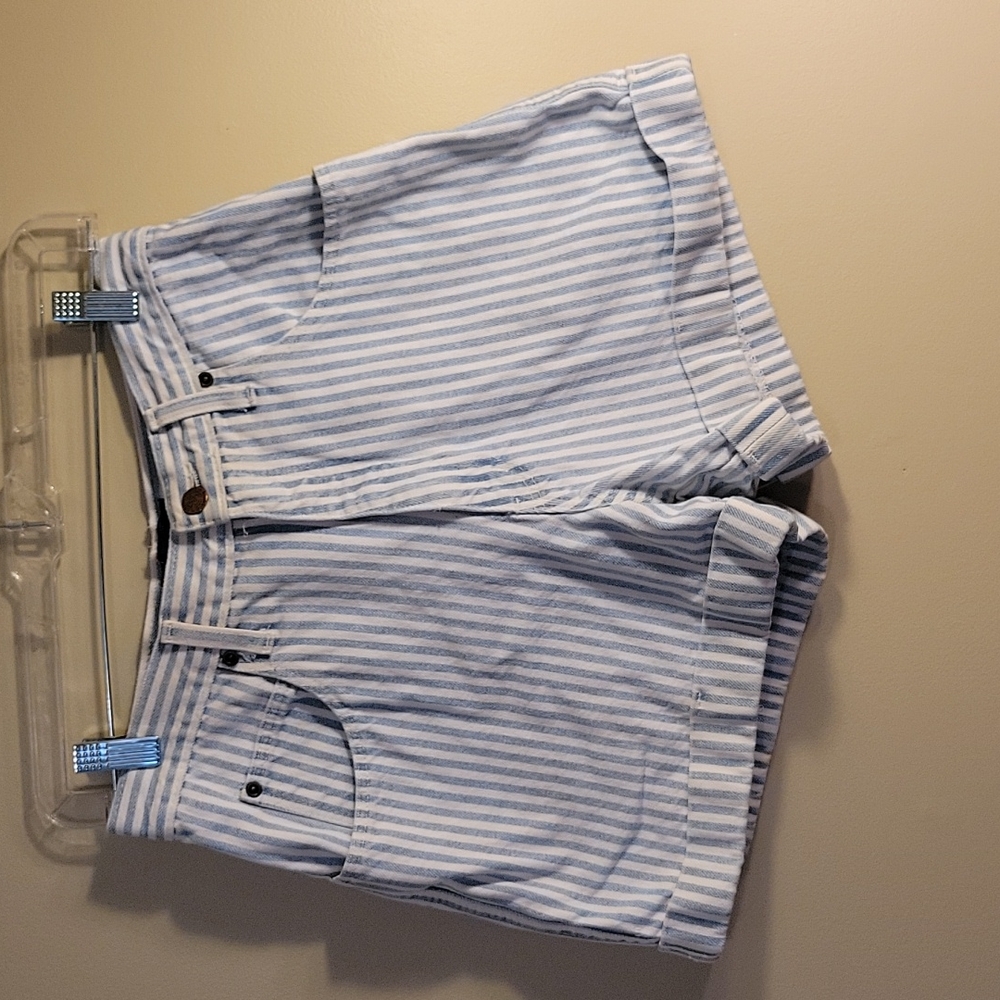 vintage Giorgio Sant Angelo striped denim shorts